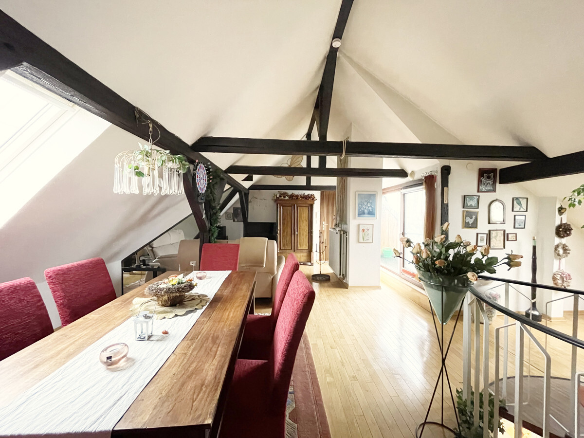 Auf zwei Ebenen über den Dächern Hannovers - Ansicht