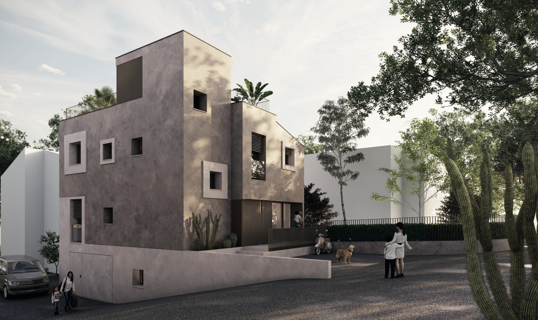 Exklusiver Neubau in San Marino – Moderne Eleganz mit mediterranem Flair - Ansicht