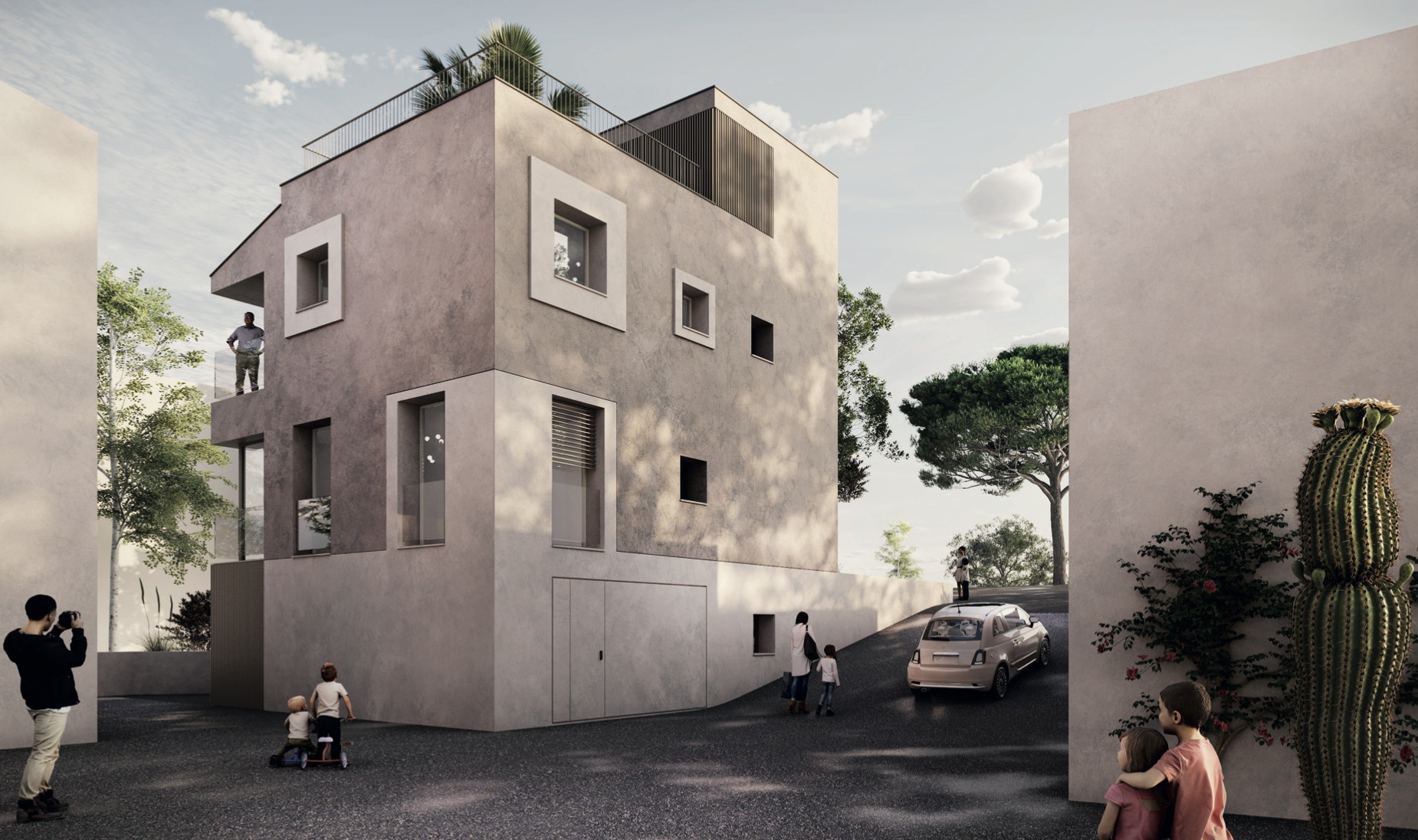Exklusiver Neubau in San Marino – Moderne Eleganz mit mediterranem Flair - Ansicht