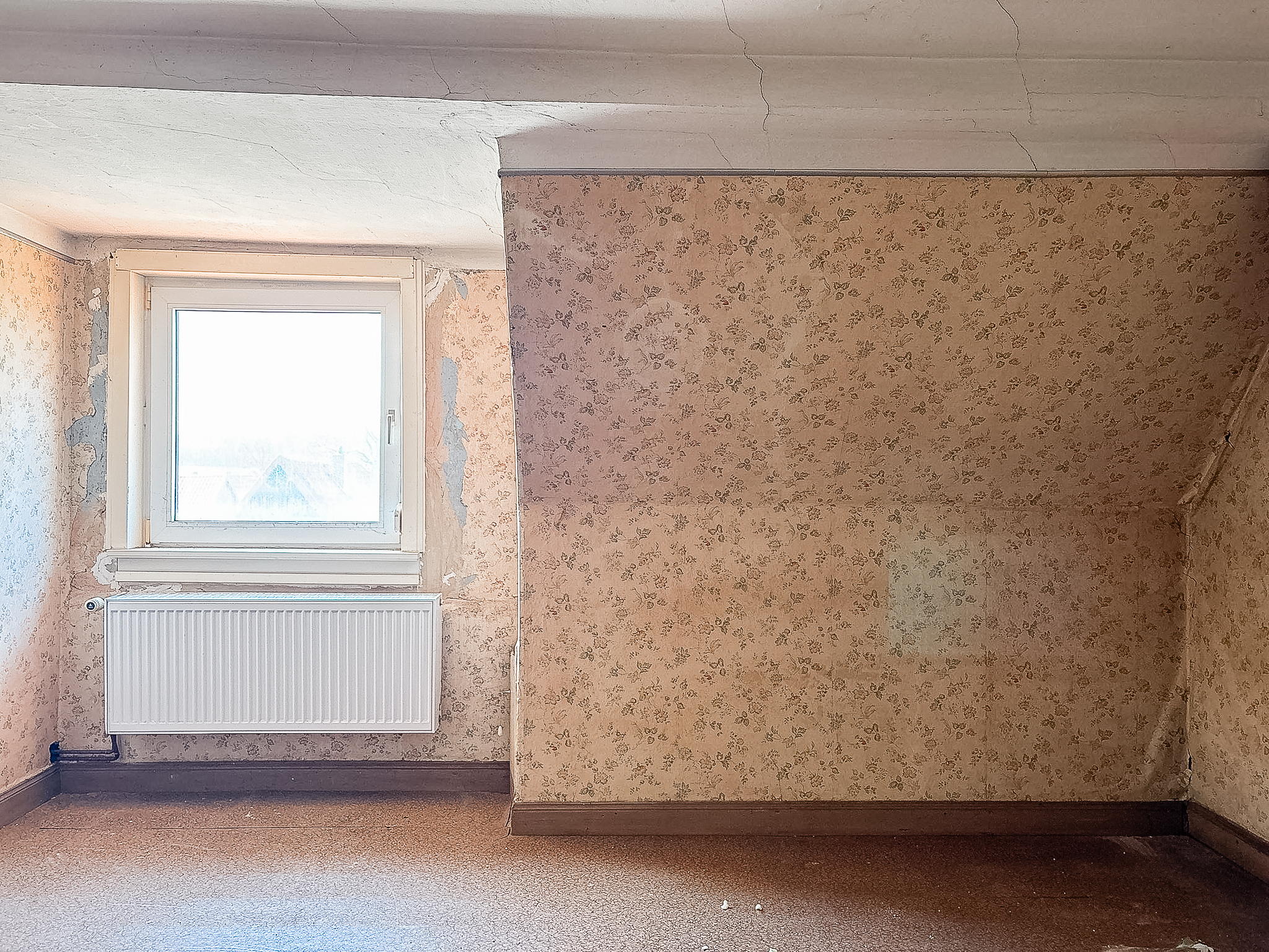 Viel Platz, viel Potenzial: Zweifamilienhaus mit Garten in Giesen - Ansicht